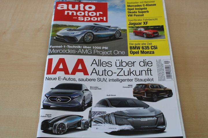 Deckblatt Auto Motor und Sport (20/2017)